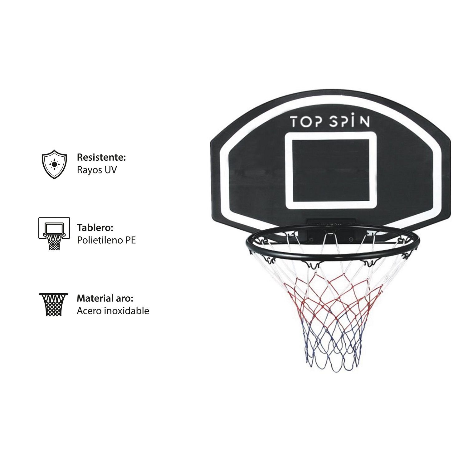 Tablero - Aro De B&aacute;squetbol T200 image number 1.0