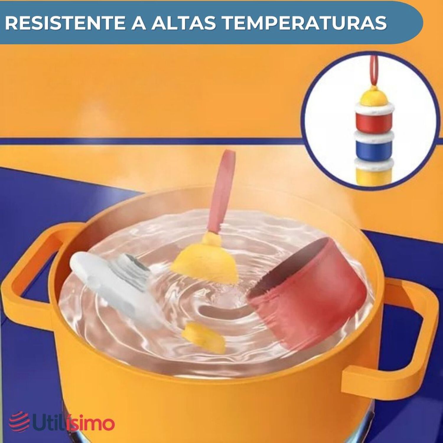 Dispensador De Alimentos Port&aacute;til Para Beb&eacute;s Multicapa Libre De Bpa image number 5.0