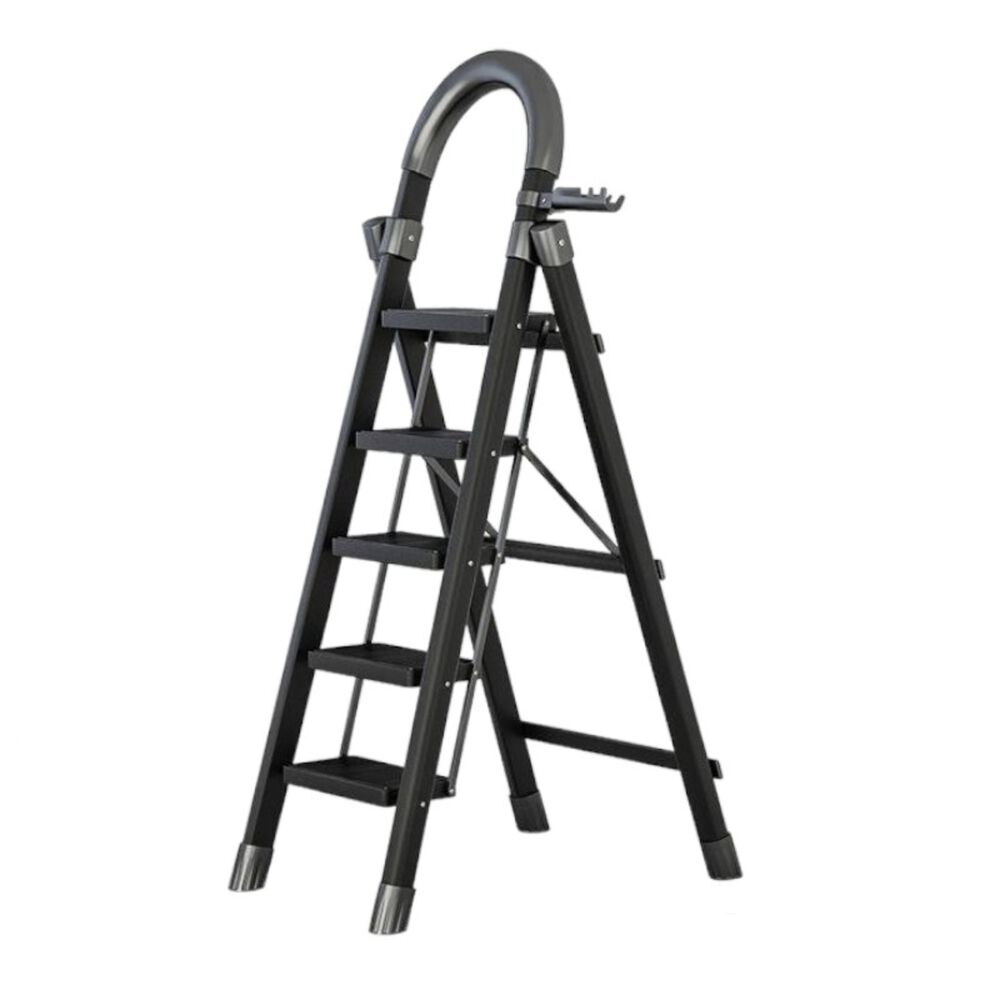 Escalera De Acero Plegable Con 5 Escalones By Lubabycas image number 8.0