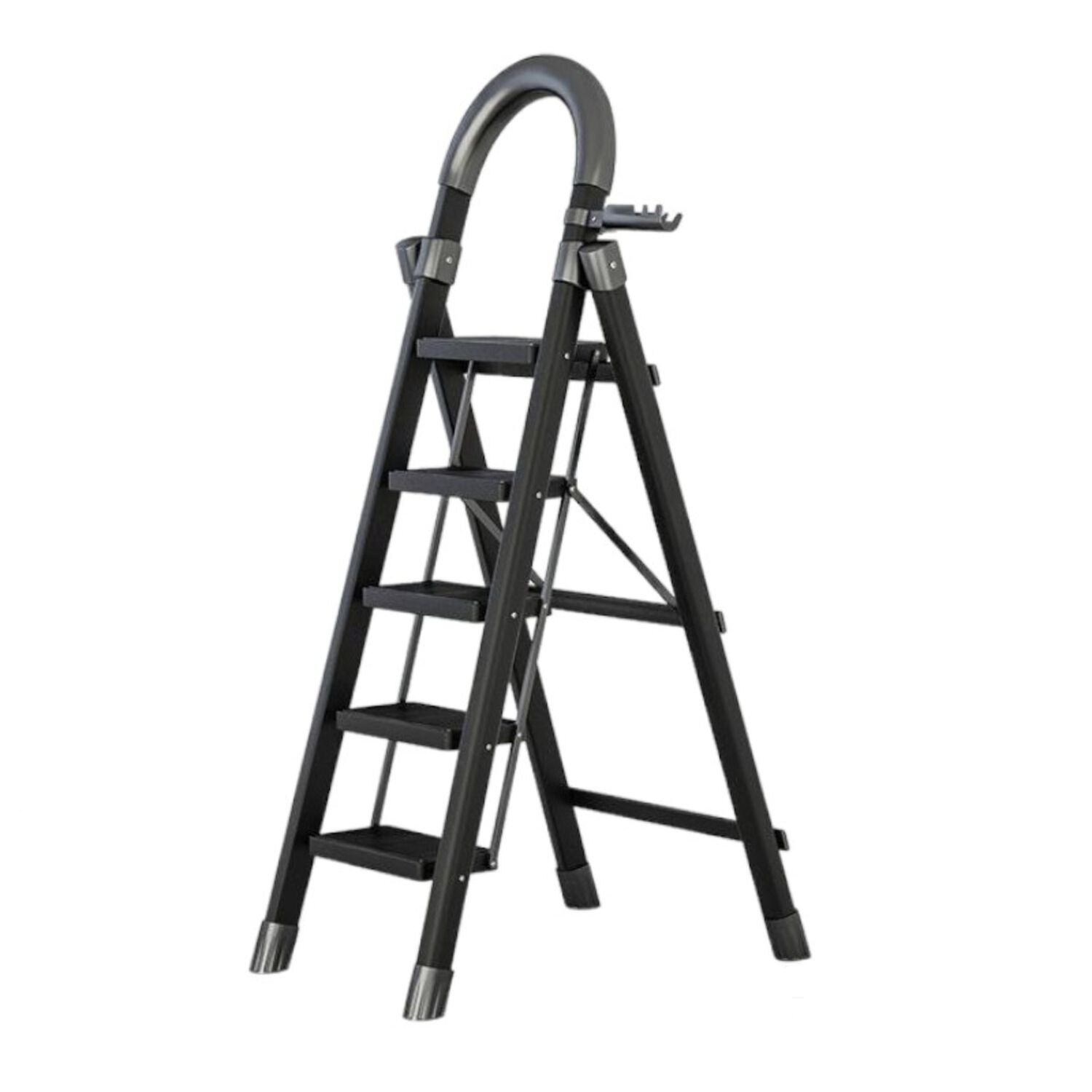 Escalera De Acero Plegable Con 5 Escalones By Lubabycas image number 8.0