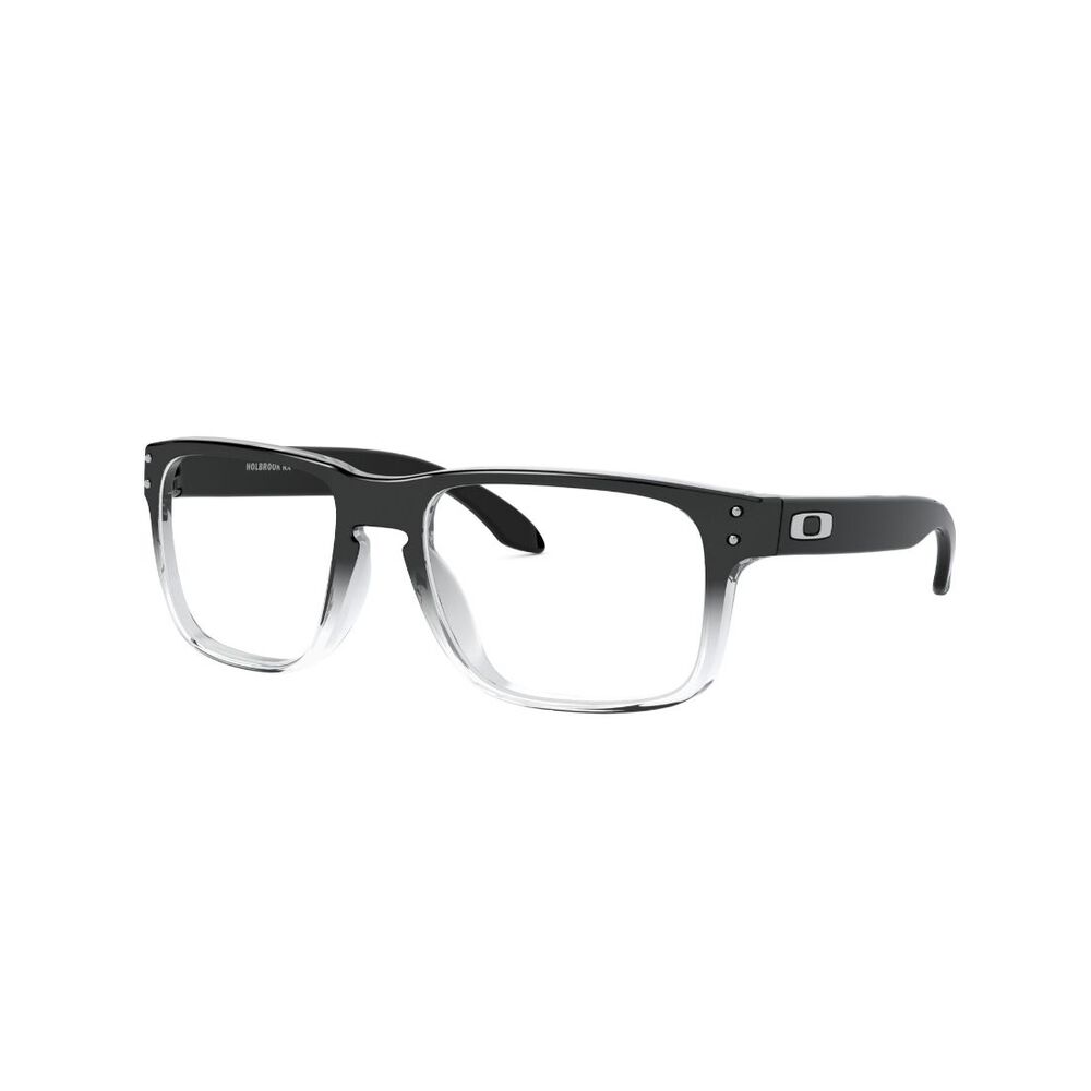 Lentes Ópticos Holbrook Rx Negro Pulido Transparente Desvanecido Oakley Frame image number 1.0