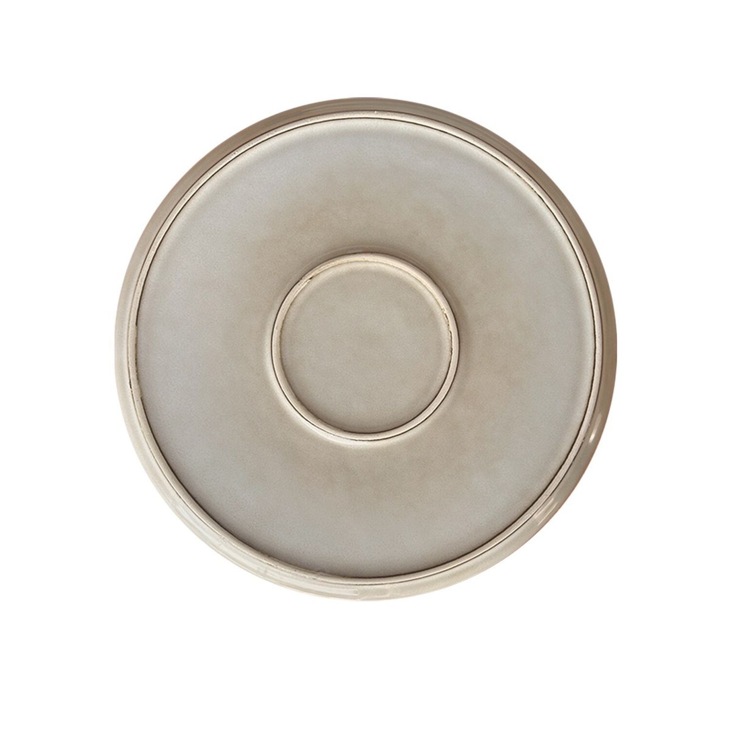 Set 6 Platos Redondo Ceramica 26.5 Cm Beige Linea Oslo image number 5.0