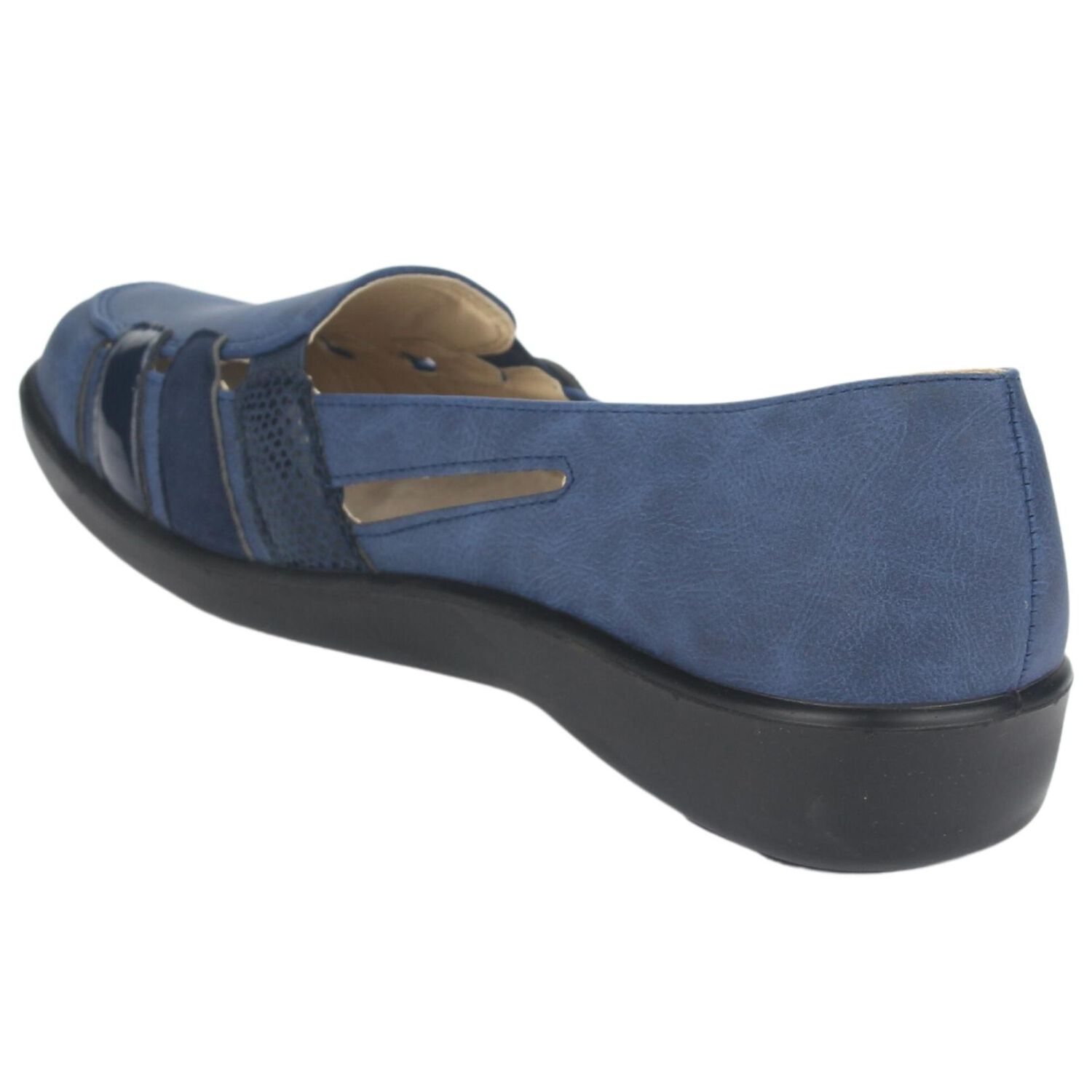 Zapato Chalada Mujer Deco-2 Azul Comfort image number 3.0