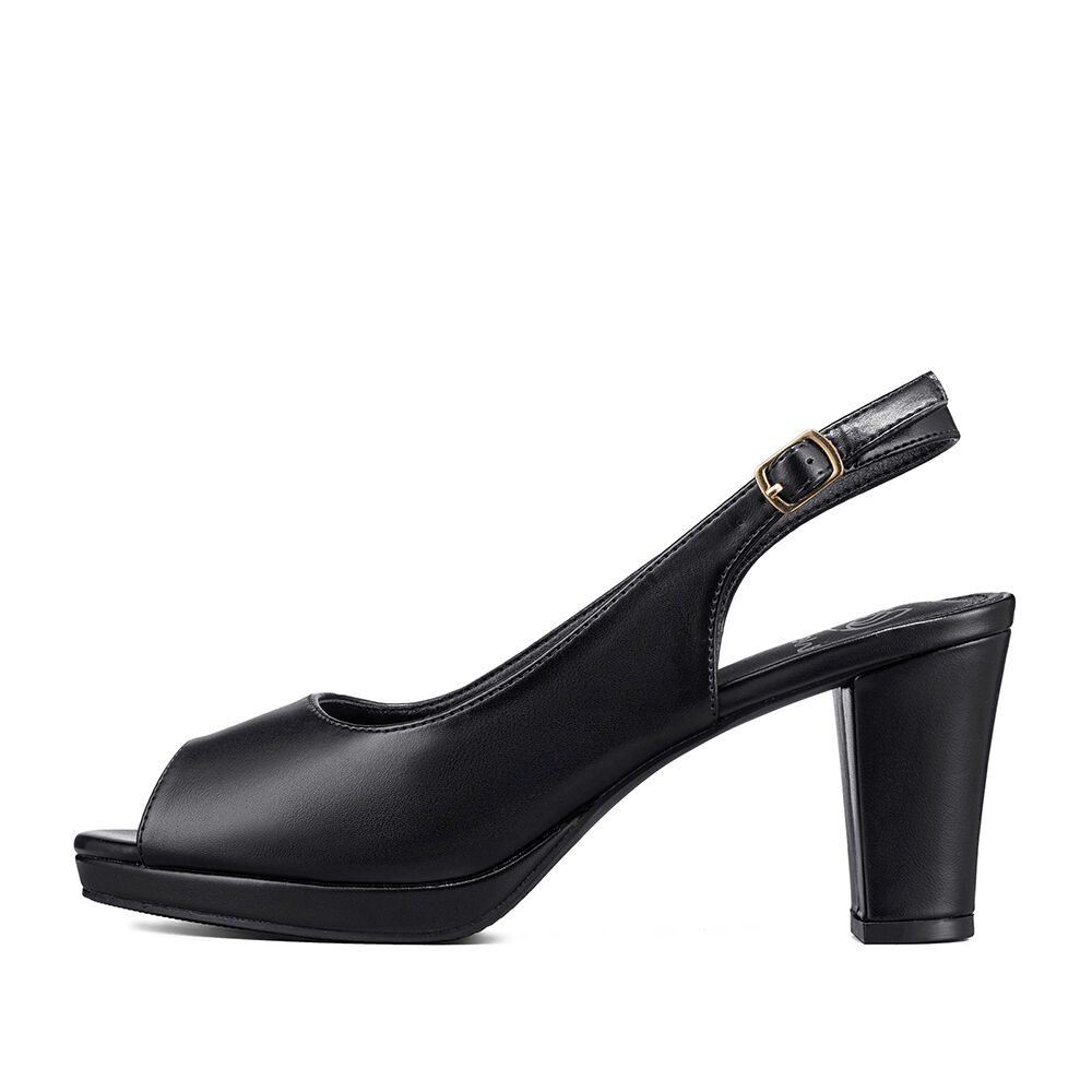 Zapato Elegante Talón Libre Peep Toe Mujer Weide Gh170 image number 4.0