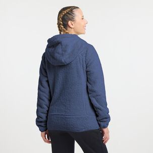 Polerón Deportivo Liso Regular Cuello Alto Con Capucha Mujer Wetland