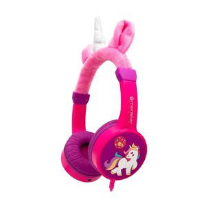 Audifonos Para Ni&ntilde;a Morados Monster Unicornio Ck01p