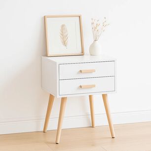 Velador Eames Doble 40x30x60 - Blanco