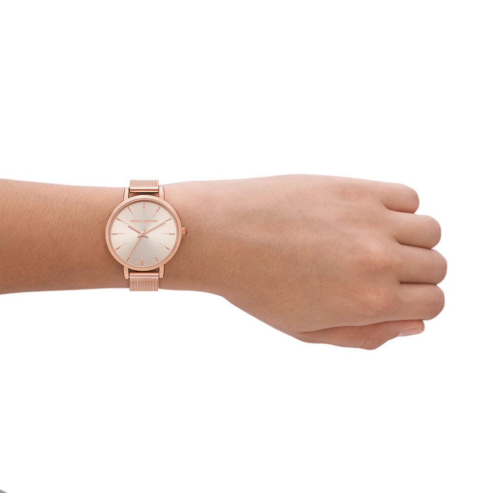 Reloj Skechers Sr9029 Oro Rosa image number 3.0