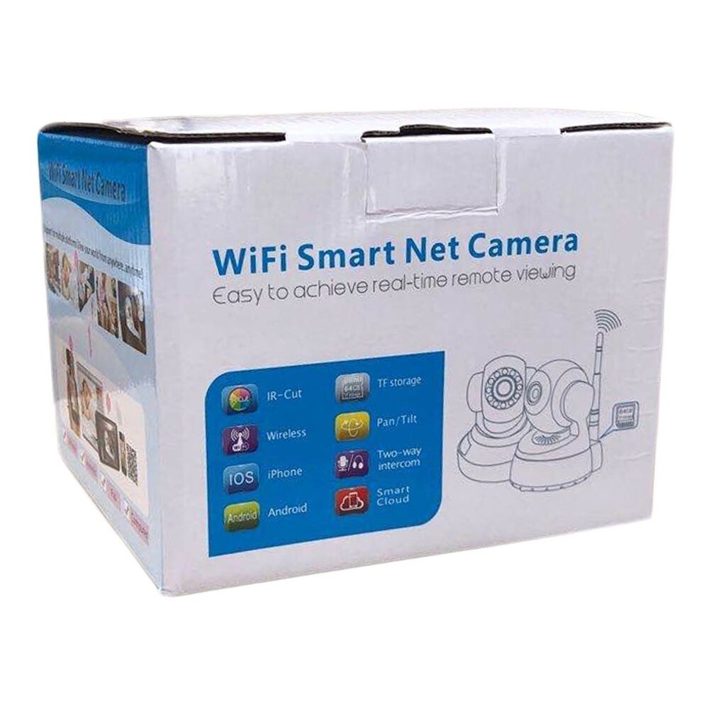 Cámara Ip 360 Hd Wifi V380 Sin Puerto De Red Blanca image number 2.0