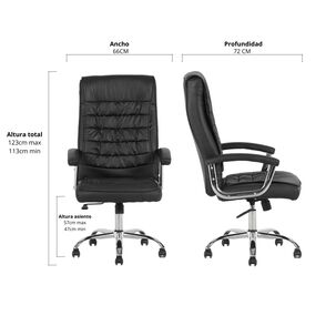 Sillon Gerencial Milano Negro Sillon Gerencial Milano Negro