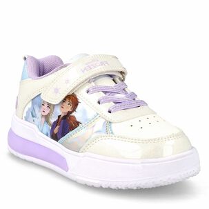 Zapatilla Ni&ntilde;a Bubblegummers Luces Frozen Disney Blanco-aqua