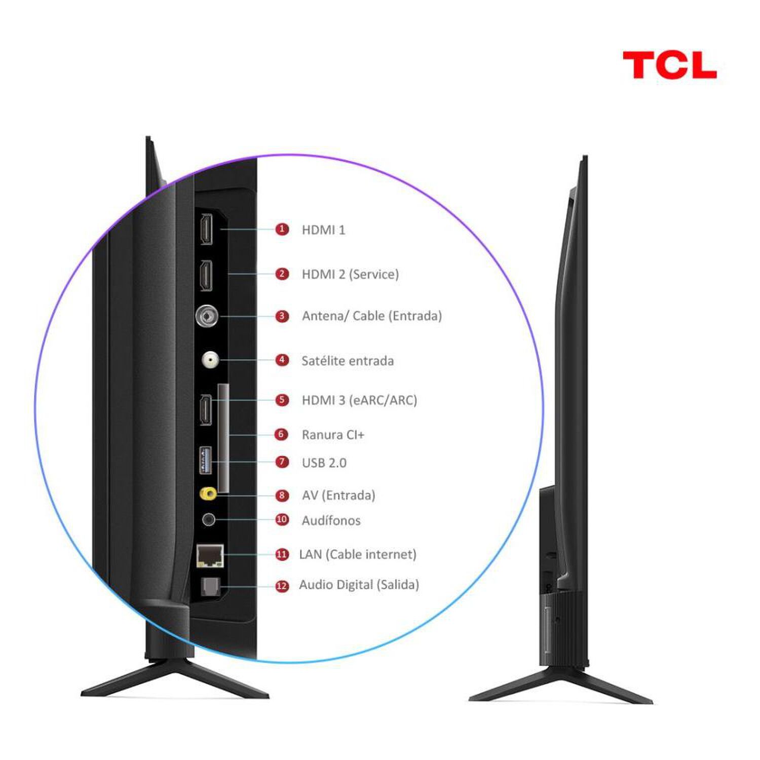 Led 58" TCL P635 / Ultra HD 4K / Smart TV image number 6.0