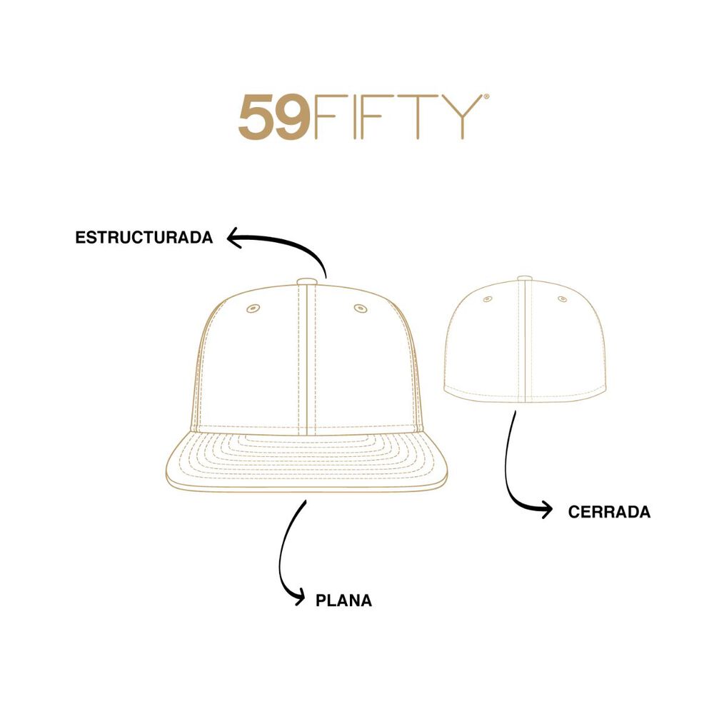 Gorra 59fifty Oakland Athletics Mlb Acperf Verde New Era image number 6.0