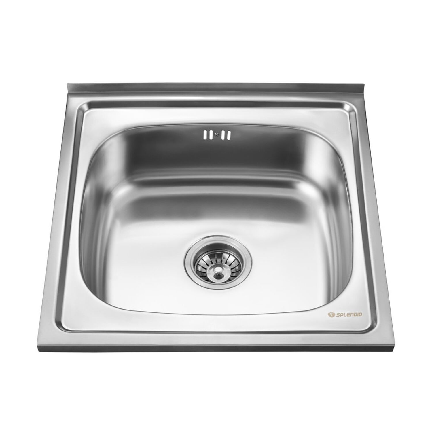 Lavaplatos Sobreponer 500 X 500 1 Cubeta Splendid Acero Inox image number 0.0