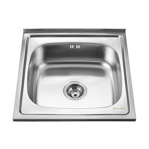 Lavaplatos Sobreponer 500 X 500 1 Cubeta Splendid Acero Inox
