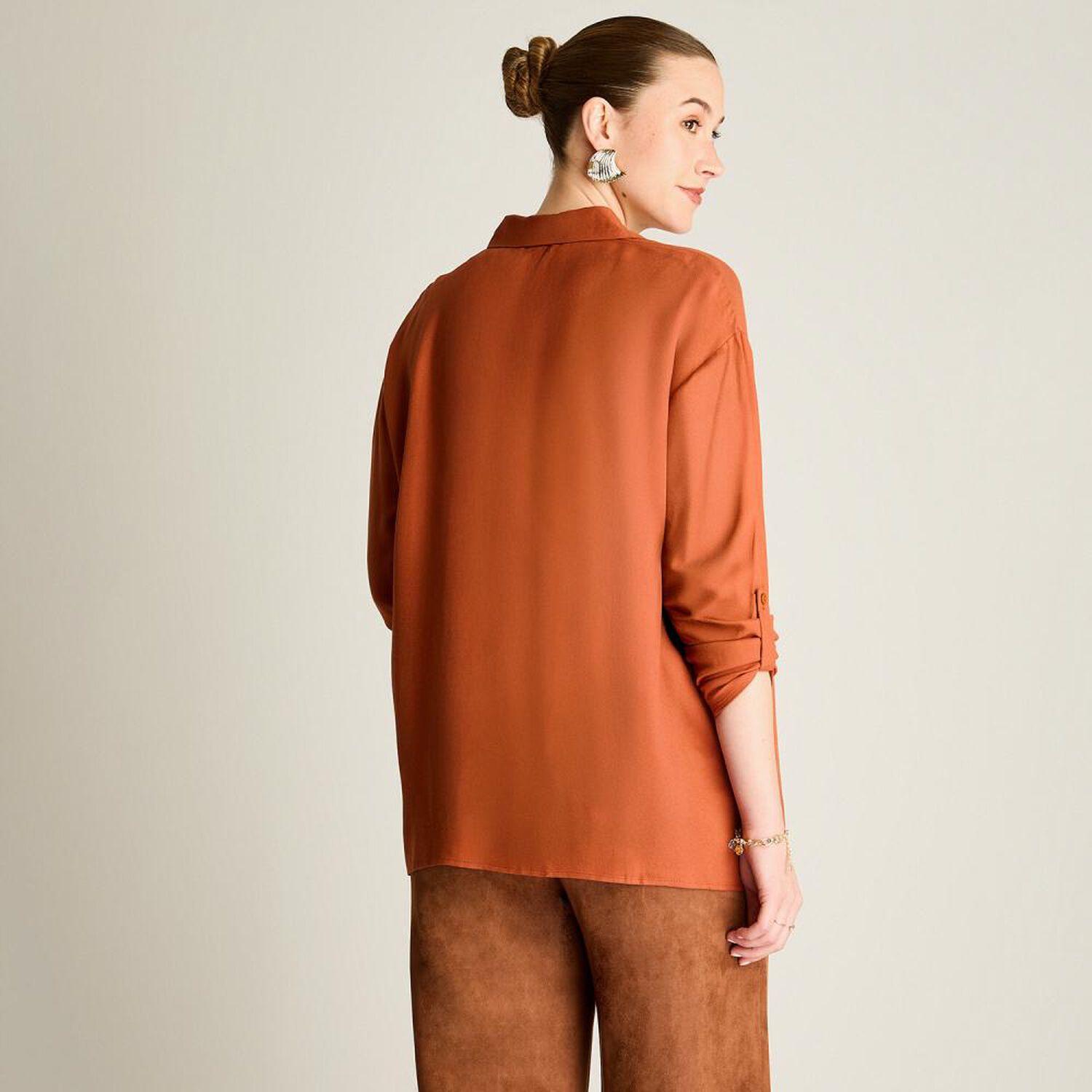 Blusa Manga Larga Mujer Lorenzo Di Pontti image number 2.0