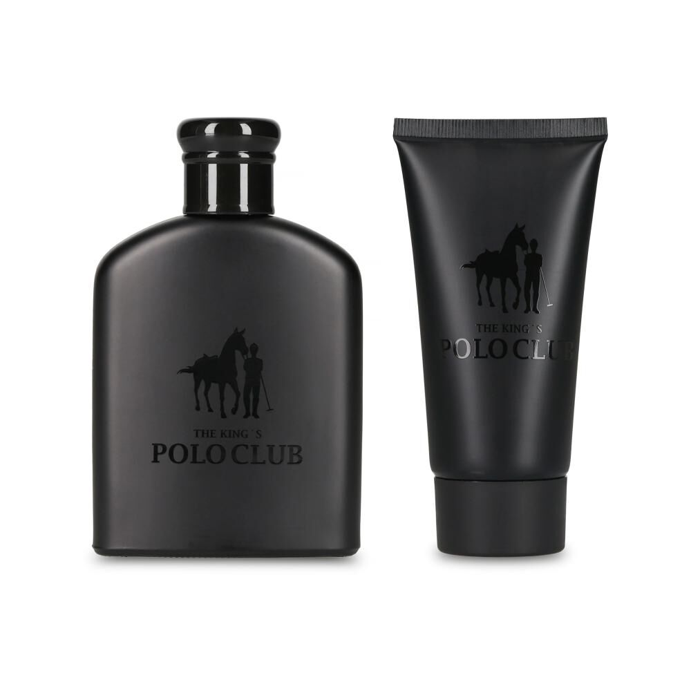 Estuche Varon Black The King's Polo Club / 100 Ml + 80 Ml / Eau De Toilette + Colonia + Body Lotion image number 0.0