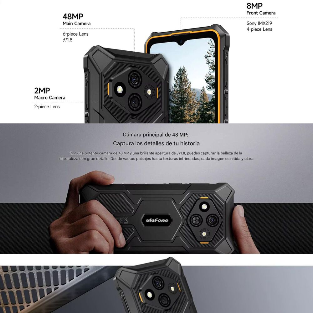 Ulefone Rugking 3 Pro Rugerizado Android 15 Resistente Agua image number 3.0