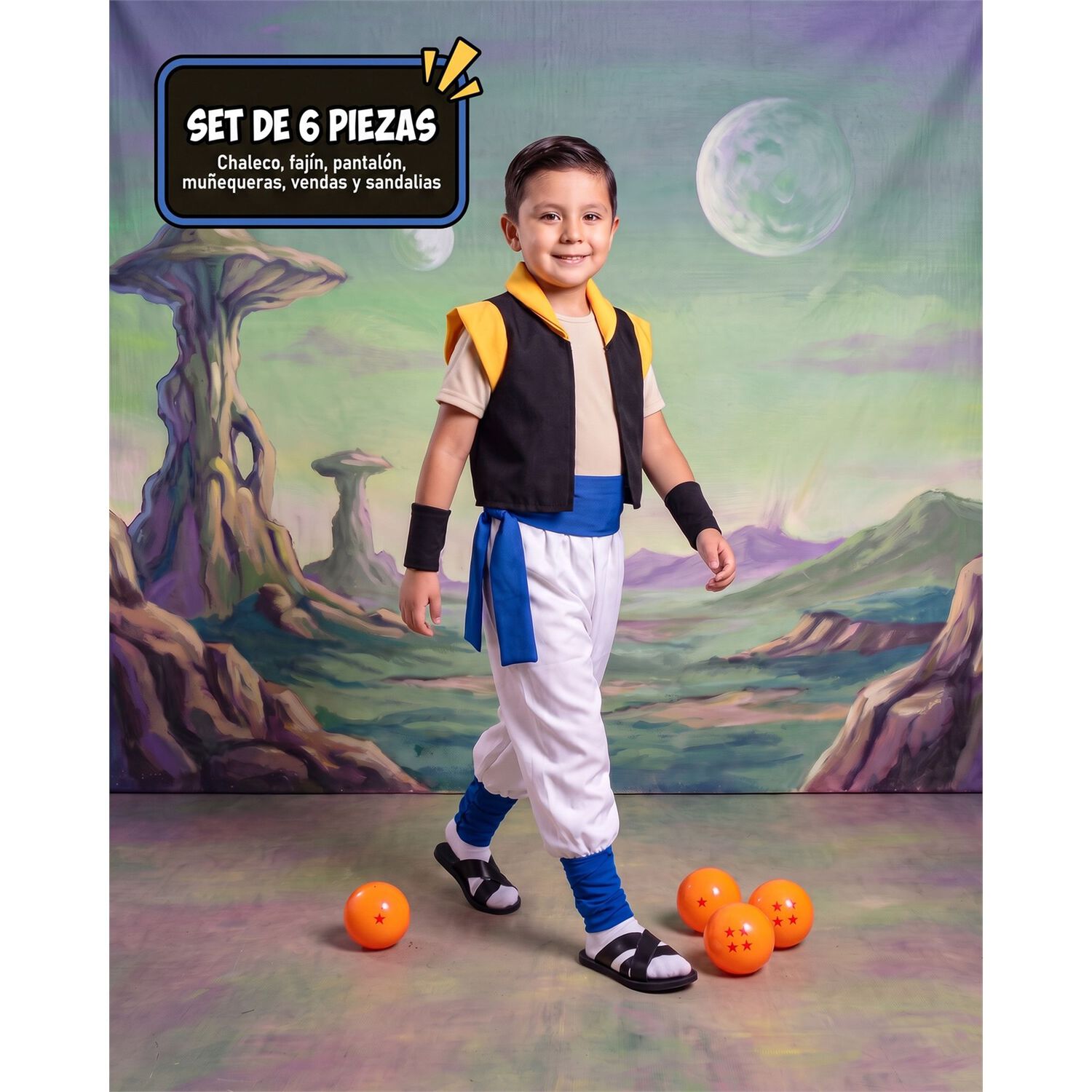 Disfraz De Goku Para Ni&ntilde;os - Dragon Ball image number 13.0