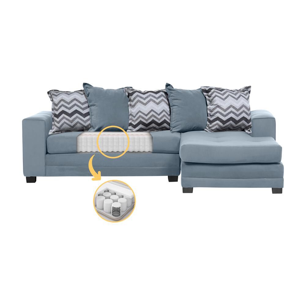 Sofá Seccional Derecho Living Factory Milan / 4 Cuerpos image number 2.0