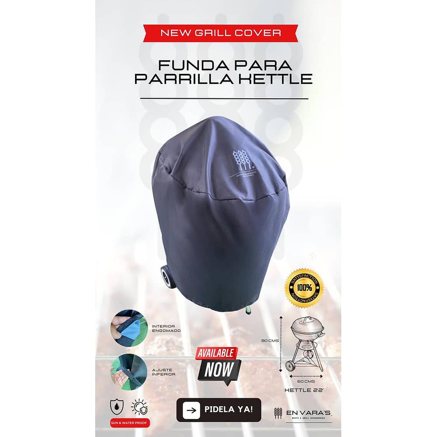 Funda Para Parrilla Redonda Kettle 22&rsquo; image number 1.0