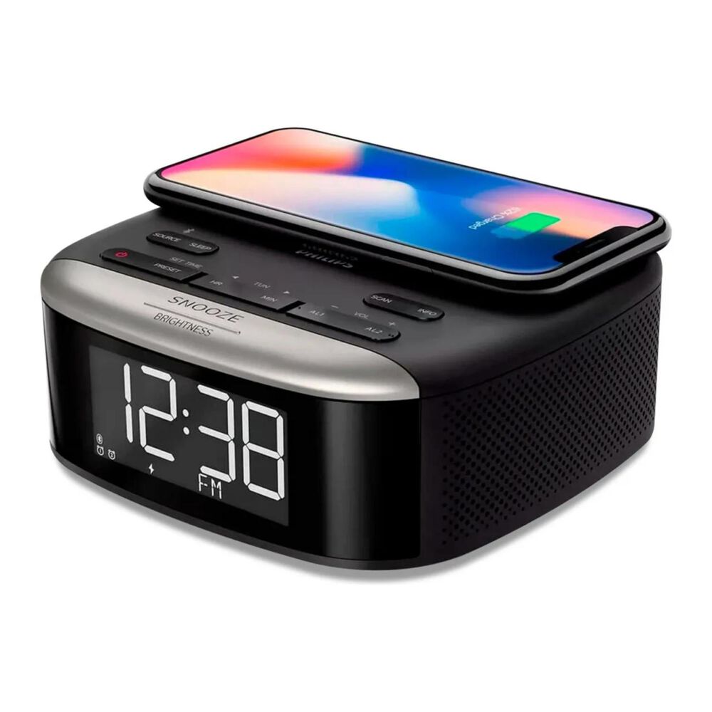 Radio Am Fm Reloj Digital Bluetooth Alarma Ar7606/37 Philips image number 3.0