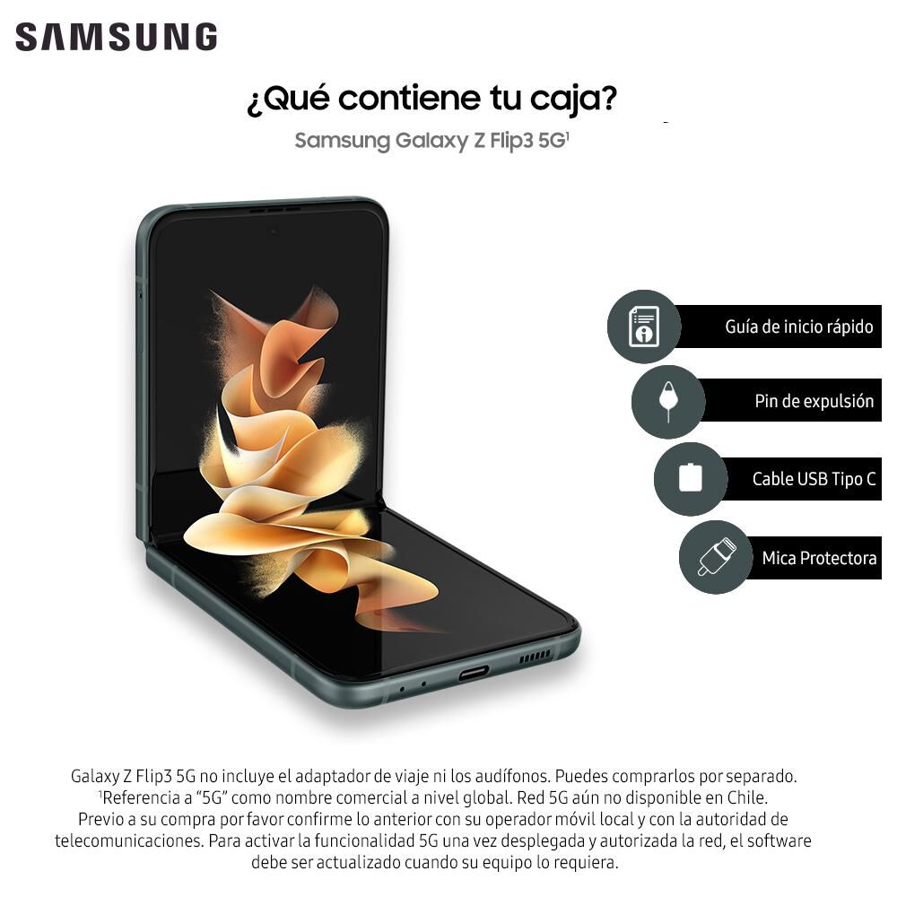 Smartphone Samsung Galaxy Z Flip3 / 5G / 256 GB / Liberado image number 10.0