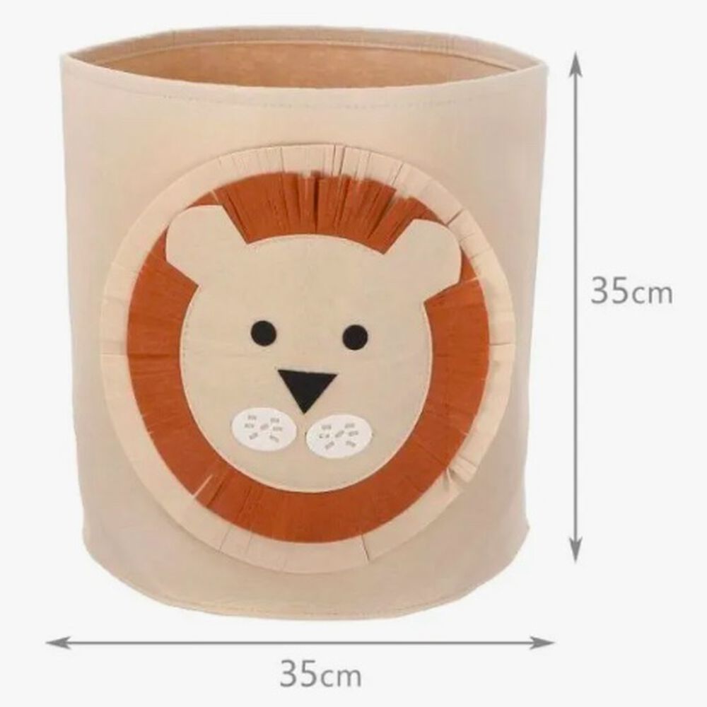 Cesto De Ropa Juguetes Infantil Animales Material Resistente image number 1.0