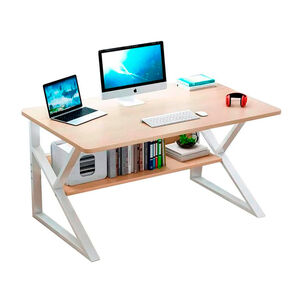 Mesa Escritorio De Metal Moderna Compacta Y Resistente