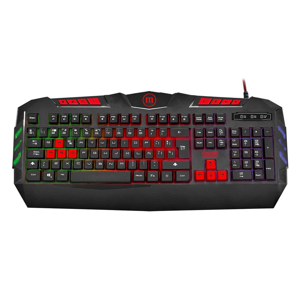 Teclado Gamer Maxell Kb-1200 Iluminado Usb Samurai Rgb image number 0.0