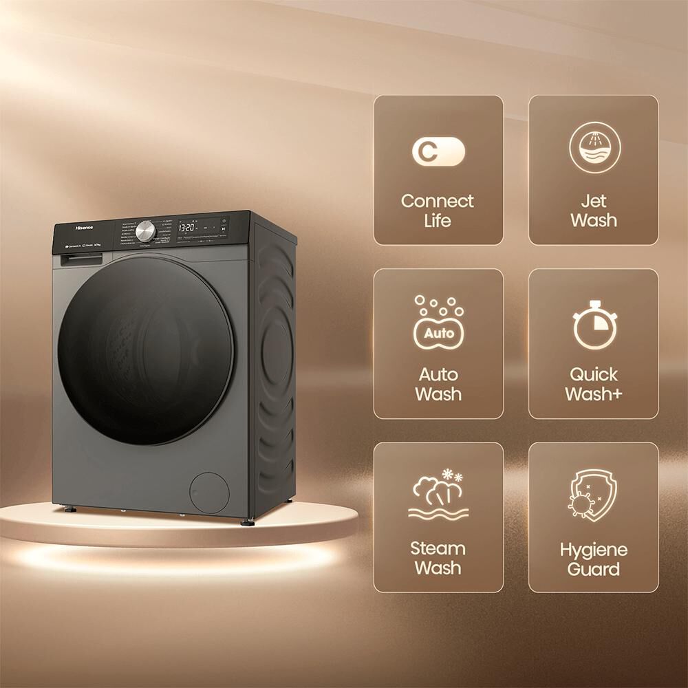 Lavadora Secadora Hisense WD3S1243BT / 12kg / 8kg image number 7.0
