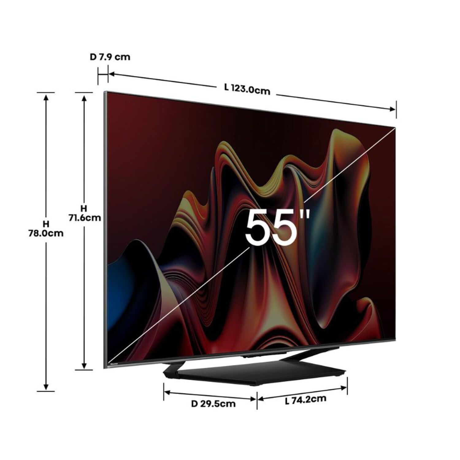 Miniled 55" Hisense 55U7N / Ultra HD 4K / Smart TV image number 5.0