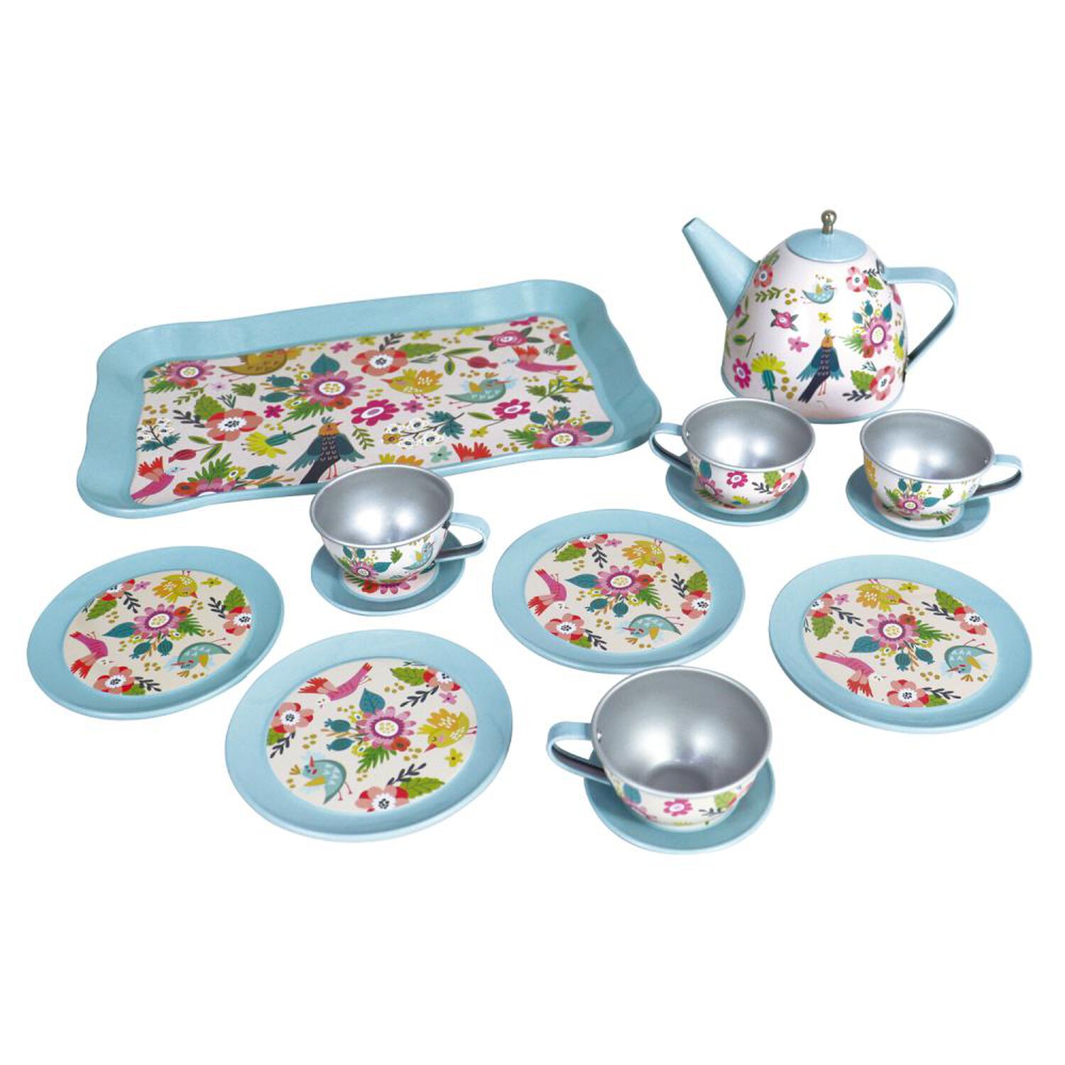 Set De T&eacute; De Metal Sweet Home image number 3.0