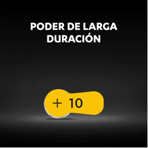 Pila Duracell Auditiva D10x6 1.45 Volt Fx