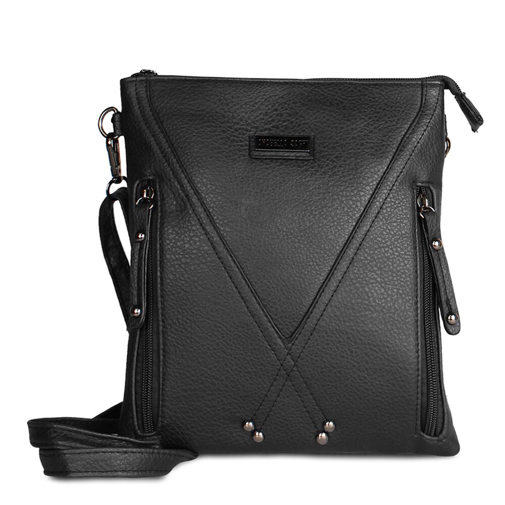 Cartera Bandolera Pascal Negra Anabella Sachi image number 3.0