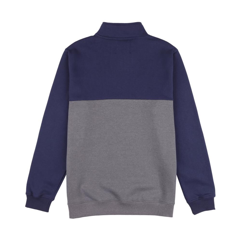 Polerón Bloque Color Regular Cuello Alto Hombre Herald image number 1.0