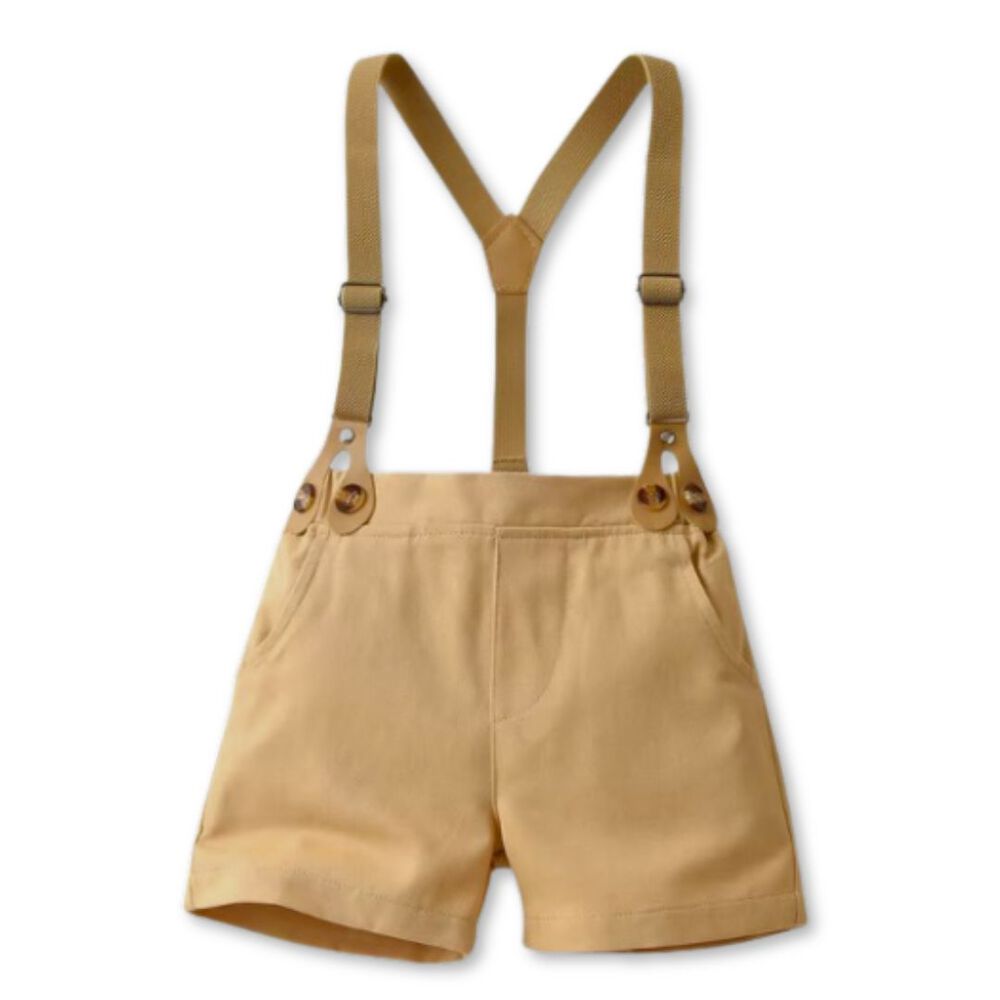 Conjunto De Vestir Con Corbat&iacute;n Y Pantal&oacute;n Corto De 6 Meses A 6 A&ntilde;os image number 5.0