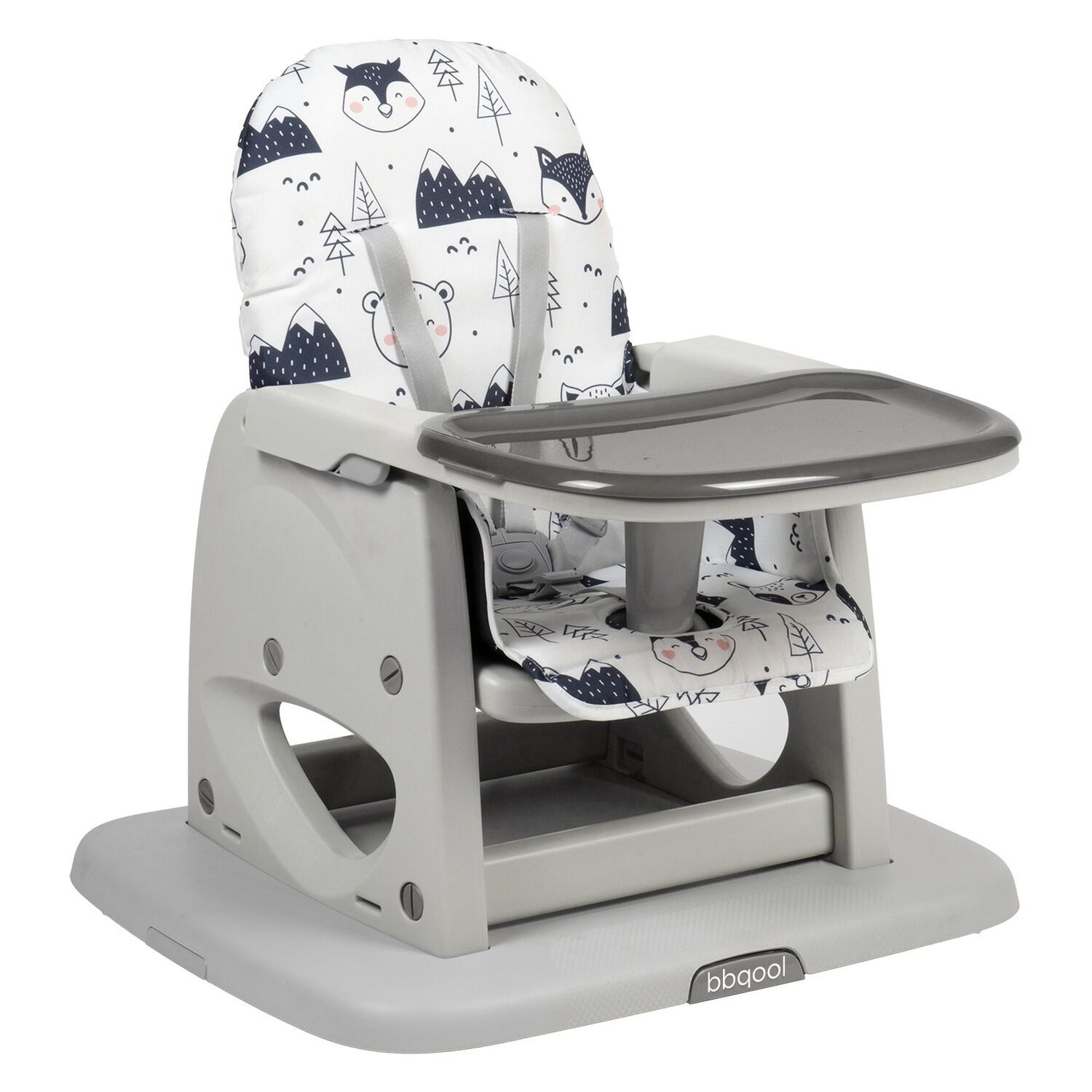 Silla De Comer Escritorio Foodzy 4-in-1 Gris image number 5.0