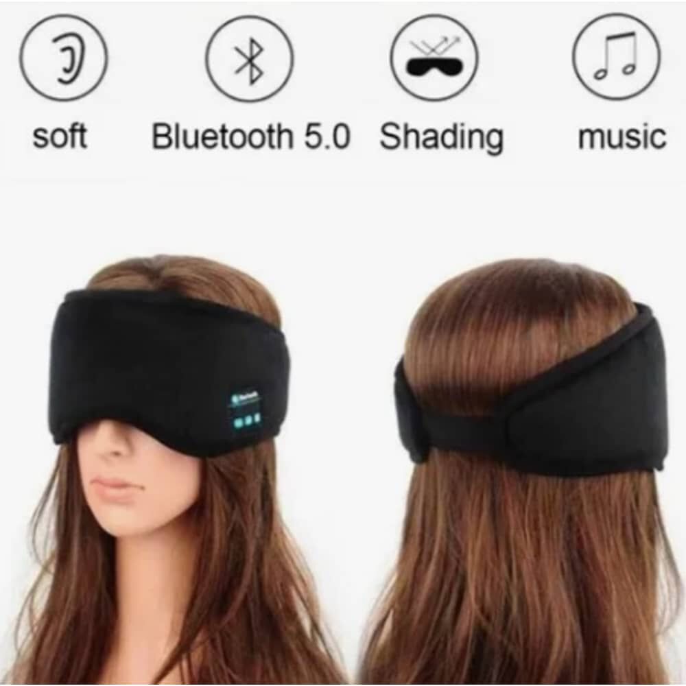 C&oacute;moda M&aacute;scara Para Ojos Con Auriculares Bluetooth Integrados image number 5.0