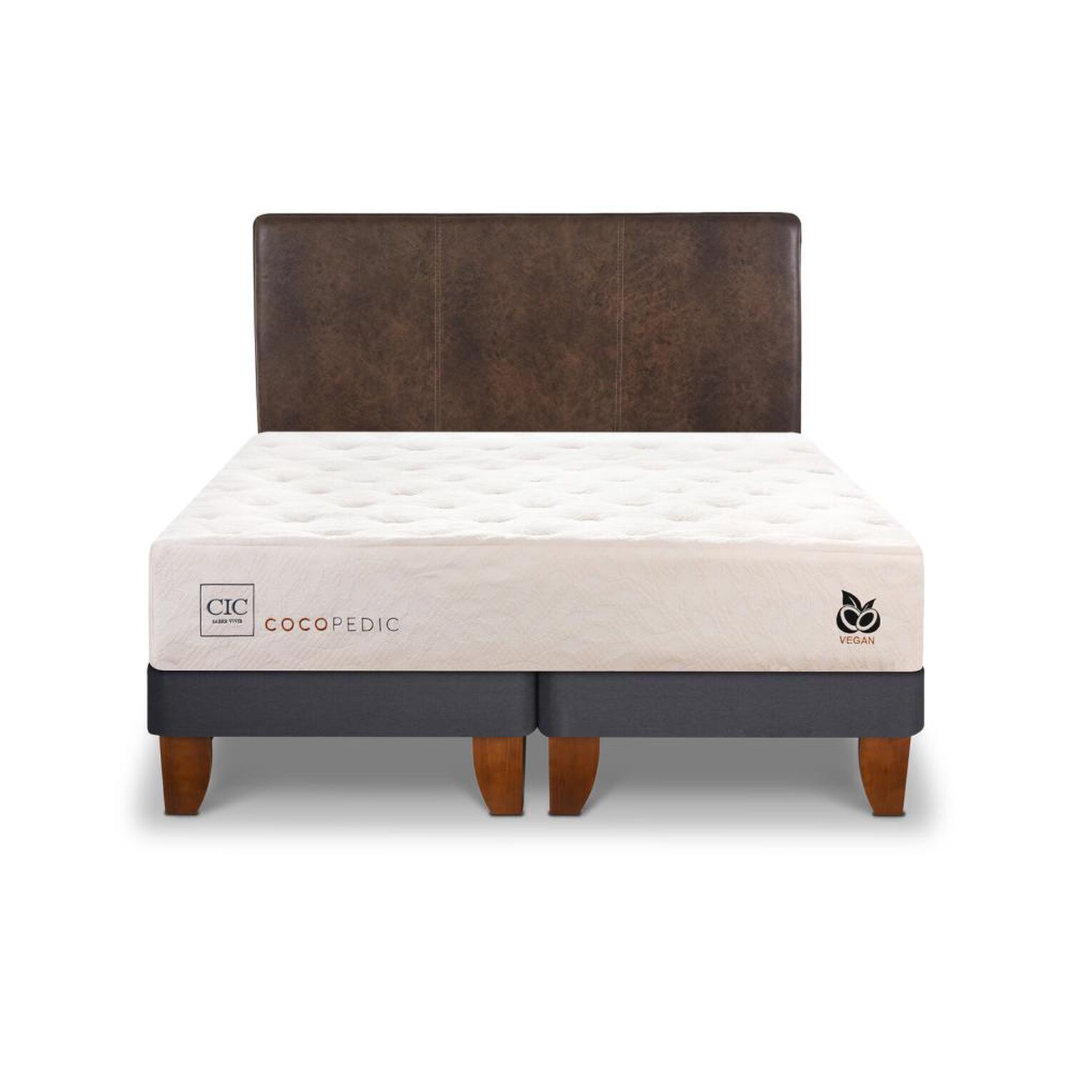 Cama Europea Cic Cocopedic / King / Base Dividida + Respaldo image number 0.0