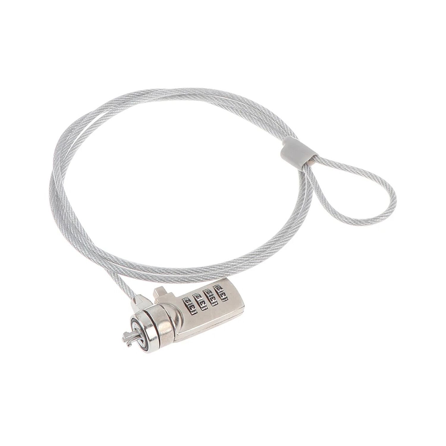 Candado De Seguridad Para Notebooks Reforzado Con Clave 1.8m Xx02 image number 2.0