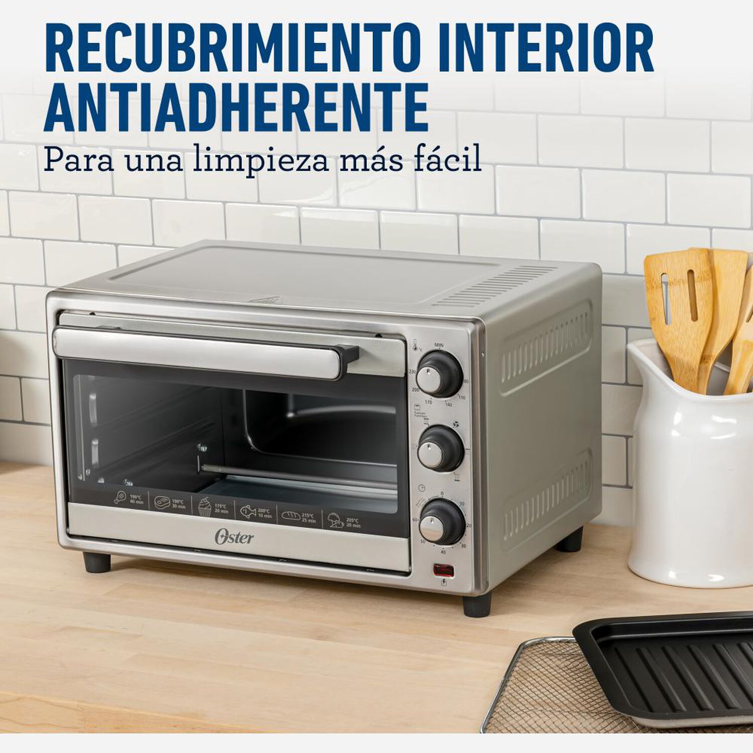 Horno El&eacute;ctrico con Freidora de aire Oster TSSTTVLS25 / 25 Litros / 1500W image number 4.0