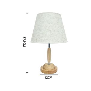 Lampara Madera Minimalista 38cm