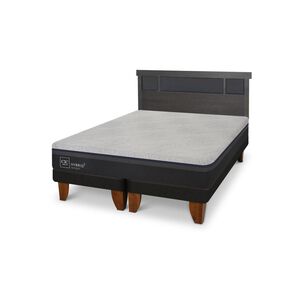 Cama Europea Cic Hybrid Plus / 2 Plazas / Base Dividida + Respaldo