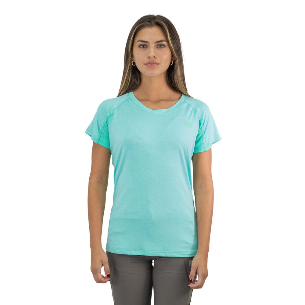 Polera Dry Fit Hw Spx Manga Corta Mujer Aqua image number 0.0