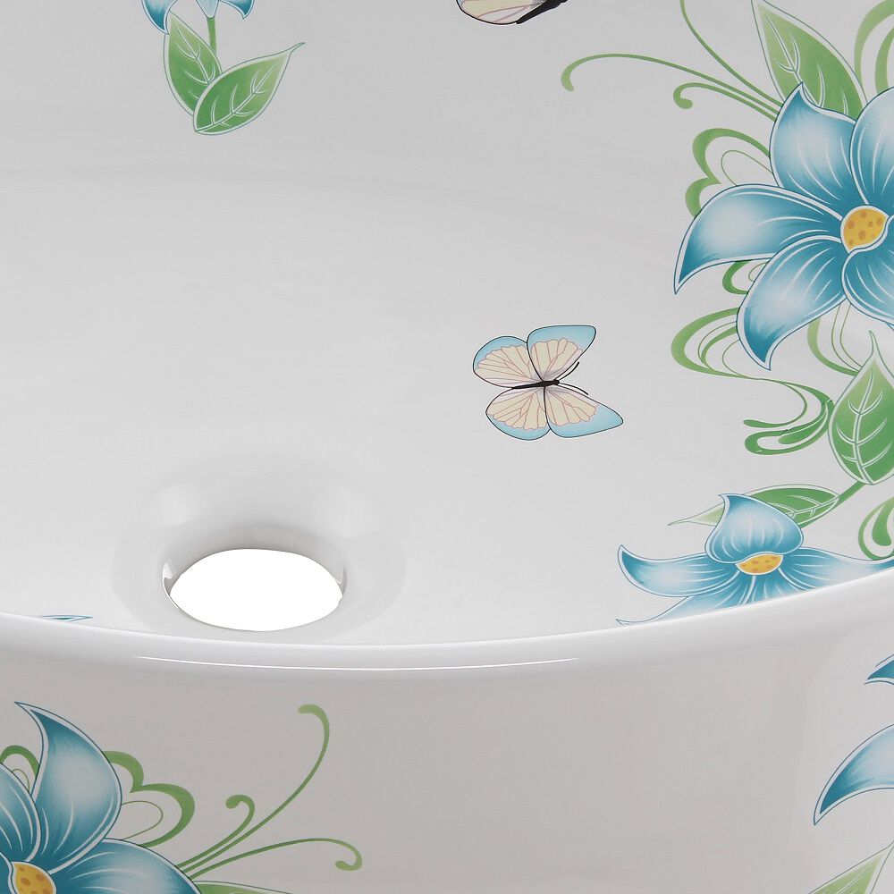 Lavamanos Sobreponer Domsa Slc851 Orquidea 50x36x14 Cm image number 2.0