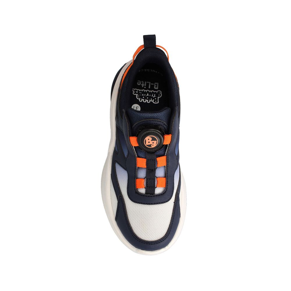 Zapatilla Ni&ntilde;o Bubblegummers Dynamic Azul-naranjo image number 3.0