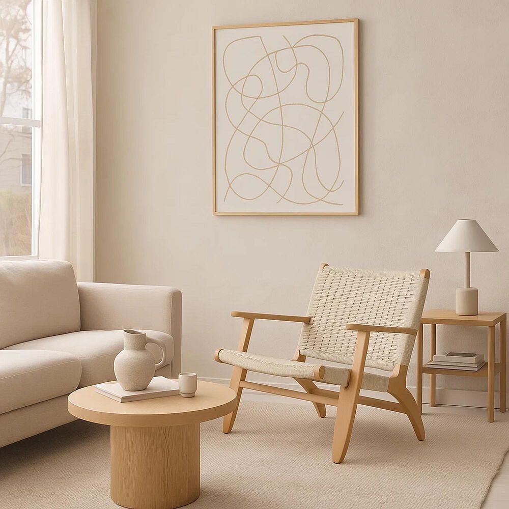 Butaca Sitial Danesa Wegner - Madera Hilo De Cuerda image number 9.0