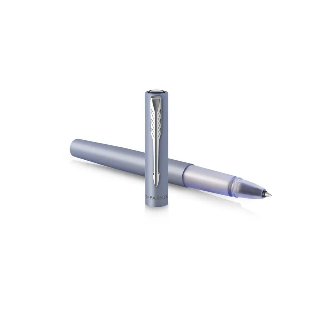Bolígrafo Rollerball Parker Vector Xl Celeste Met Tint Negra image number 3.0