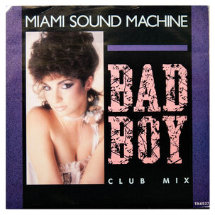 Miami sound machine - bad boy (club mix) | 12'' maxi single vinilo usado